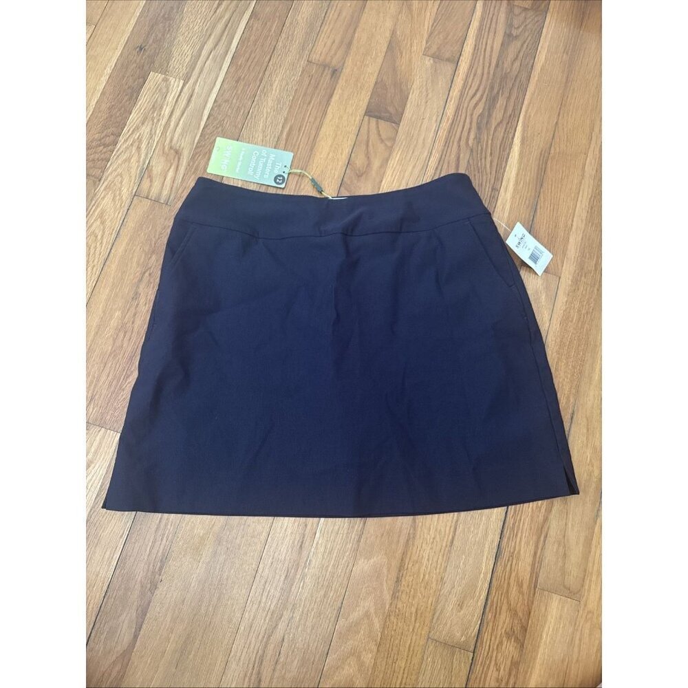 Swing Control Women's Navy Skort Athletic Tummy Control Tennis Golf Size 12 - Picture 2 of 6